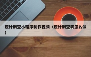 雅安统计调查小程序制作视频（统计调查表怎么做）